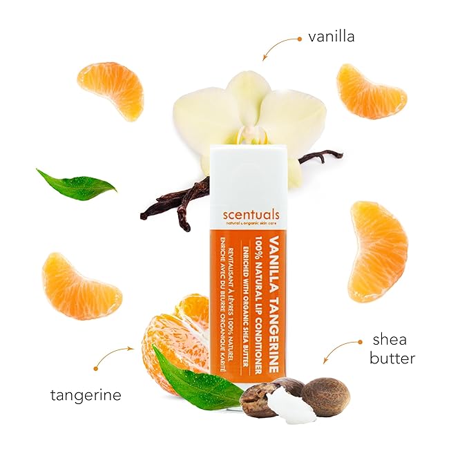 Lip Balm Vanilla Tangerine Set of Natural
