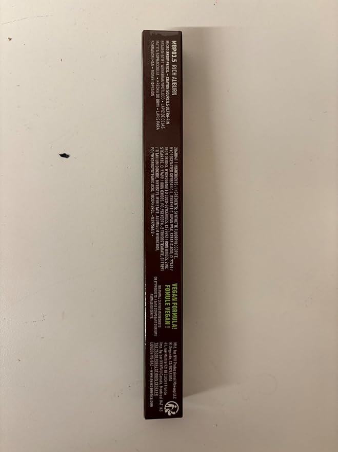 NYX PROFESSIONAL MAKEUP Micro Brow Pencil, Precise Tip, Waterproof, Vegan Eyebrow Pencil - Rich Auburn