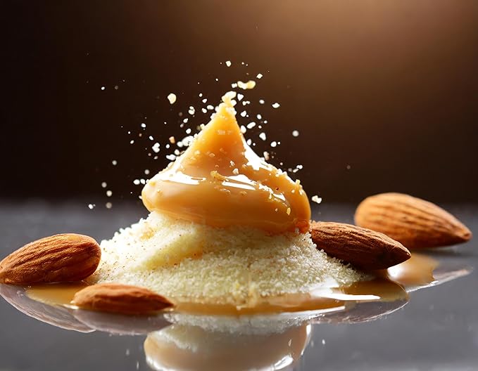 Almond Emulsion for Baking – Natural Flavoring Blend for Cookies, Cakes, Ice Cream, Smoothies, Beverages & More – 16 fl oz Kosher, Pure Almond Emulsion by Collective Aromas Co.