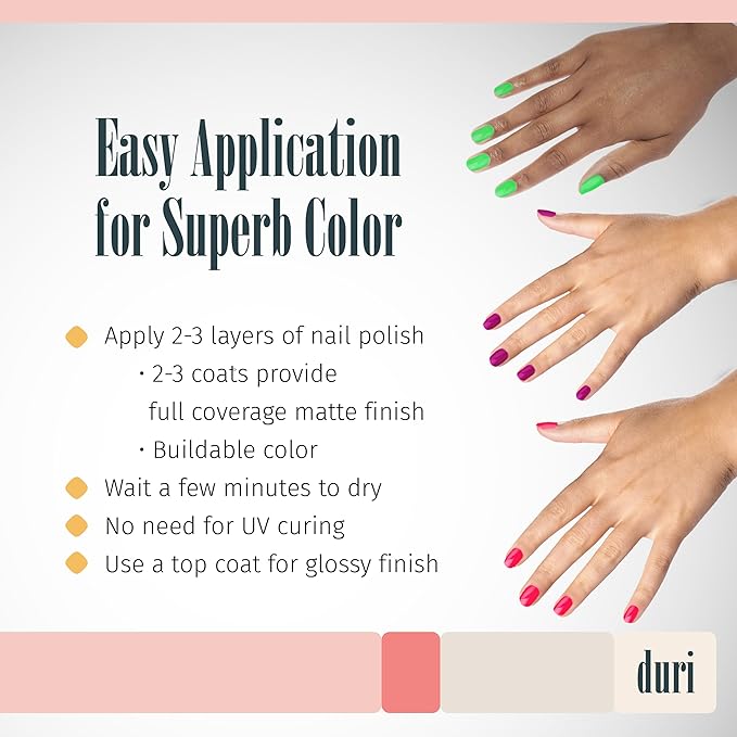 duri Trio Neon Nail Polish