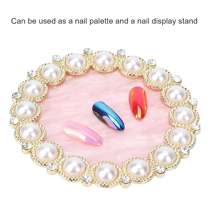 Resin Stone Nail Art Palette, Nail Art Display