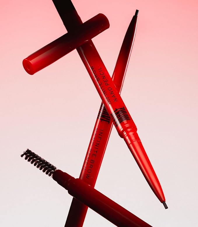 MAKE Beauty Nano Brow, Micro Eyebrow Pencil. Long-Lasting Smudgeproof Eye Brow Makeup for Hairlike Lines. Precision Liner for Natural-Looking Eyebrows - Shade, Soft Black