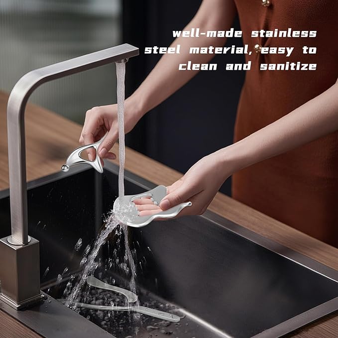 Stainless Steel Gua Sha Muscle Scraper Tool, 4 in 1 Guasha Tool for Full Body, Metal Myofascial Release Tool, Scraping Tool Physical Therapy Equipment, Deep Tissue Muscle Massager Fascia Scraper