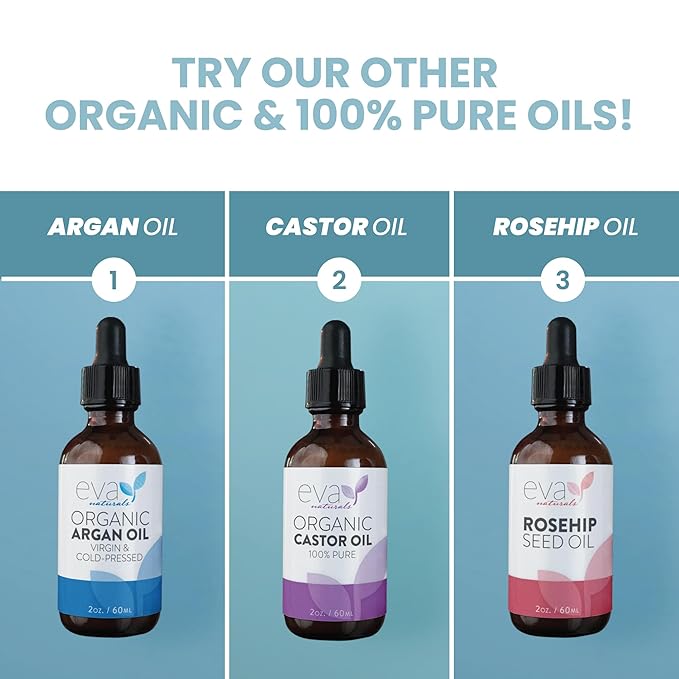 Eva Naturals Marula Oil – 100% Pure Cold Pressed Oil for Face, Hair, Skin & Body – Lightweight Facial & Massage Serum – Moisturizer for Aging Care, Gua Sha & Beard Use