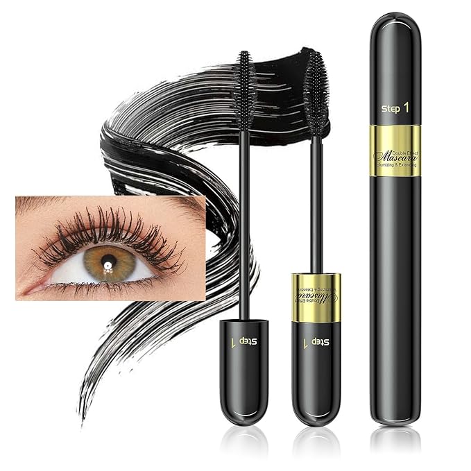 Waterproof & Long-Lasting Tubing Black Mascara, Defining and Lengthening Tubing Mascara Create Beauty Charming Eye Make up | Vegan & Cruelty Free (Pack of 1)