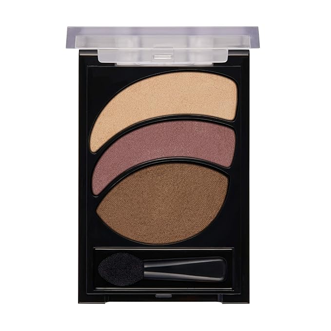 Almay Shadow Trio Palette, Longlasting Smoky Eyeshadow Makeup, Three Shades, Hypoallergenic, 020 Smoldering Embers, 0.19 oz