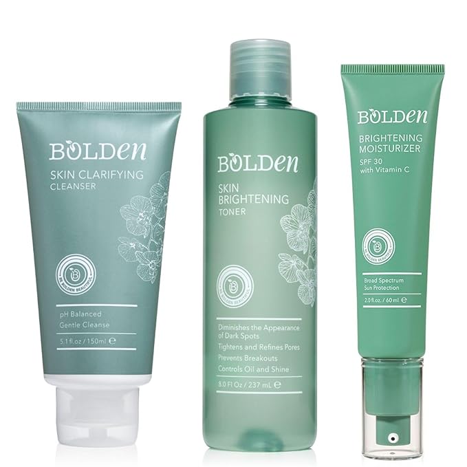 Bolden | Daily Skin Essentials Bundle | For Oily & Blemished Skin | 3-Pack