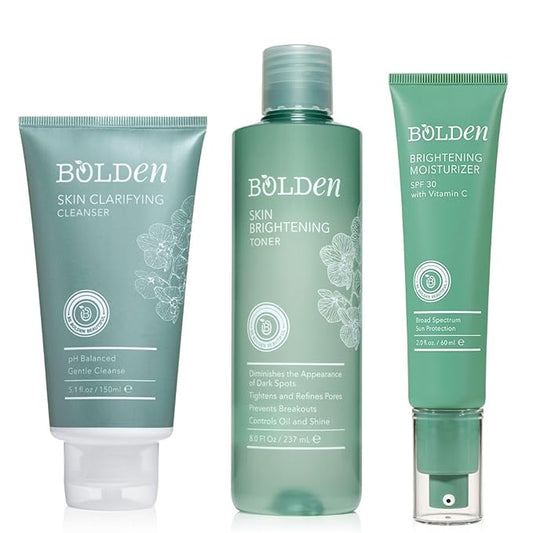 Bolden | Daily Skin Essentials Bundle | For Oily & Blemished Skin | 3-Pack
