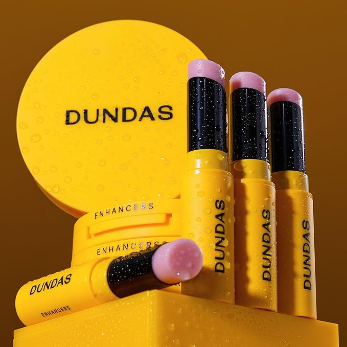 Dundas Pumped Lip, Lip Balm and Plumping Lip Gloss, Lip Care Peptide Formula to Nourish, Plump Lips, Long Lasting, Non Sticky, Lip Blushing Shade, Gender Neutral, Vegan, Cruelty Free Lipstick