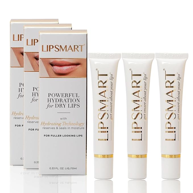 Ultra Hydrating Lip Treatment Moisturizer and Volumizer - Powerful Hydration for Dry Lips (3 Pack)