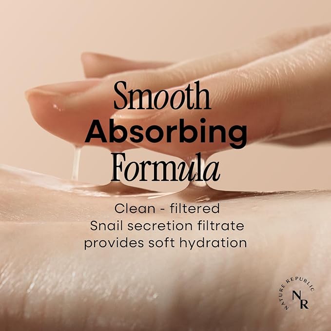 Nature Republic Snail Mucin Toner Emulsion Set - Korean Skincare, Hydrating with Niacinamide, Face Moisturizer, Moisturizing Skin Care, Glow, Mucus