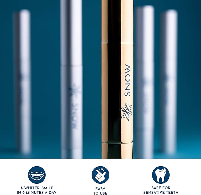 Snow Extra-Strength Teeth Whitening Serum - Oral Care Teeth Whitener Pen - Whitening Pen for Stain Removal & Whiter Teeth - Tooth Whitener with Potassium Nitrate and Hydroxyapatite - 1 Pack