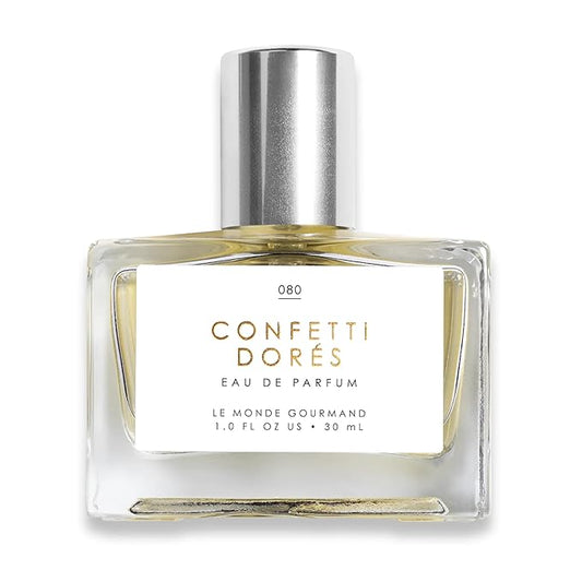 Le Monde Gourmand Confetti Dorés Eau de Parfum- 1 fl oz (30ml) - Birthday Cake, Vanilla, Rose Perfume Notes