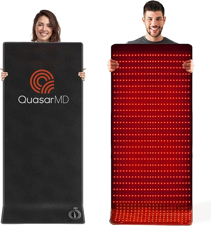 2025 New Release Infrared Red Light Therapy Mat- 1440 pcs SMD 5050 LED Chips - 660nm & 850nm Wavelengths, Pain Relief, Enhances Recovery, Whole Body Care, Sleep Improvement & Energy Boost