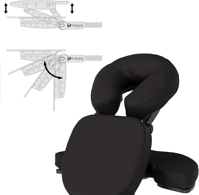 EARTHLITE Portable Massage Chair AVILA II - Premium Folding Spa/Massage/Tattoo Chair incl. Rolling Carry Case