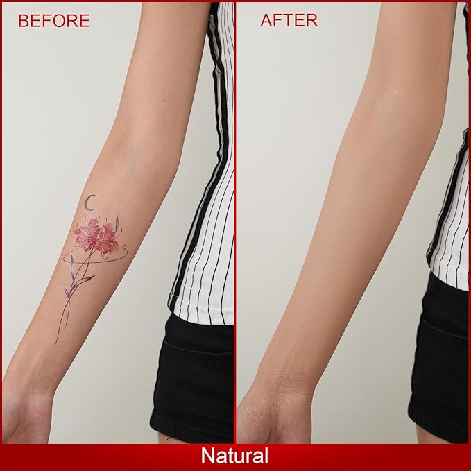 Body Coverage Perfector - Tattoo Cover Up Makeup,Body Foundation,Waterproof No Transfer Leg & Body Makeup (Natural)
