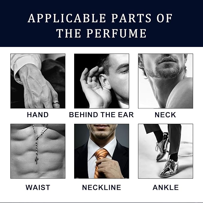 Ycz Lucky Men's Eau De Parfum New Round Box Packaging,1.7oz(50ml),Long Lasting EDP Men.Making it the ideal gentlemen’s gift