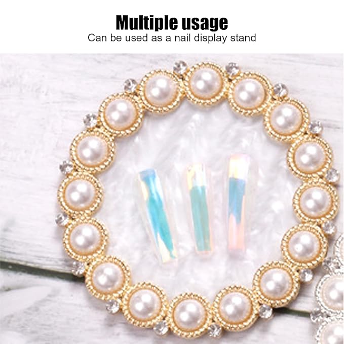 Resin Stone Nail Art Palette, Nail Art Display