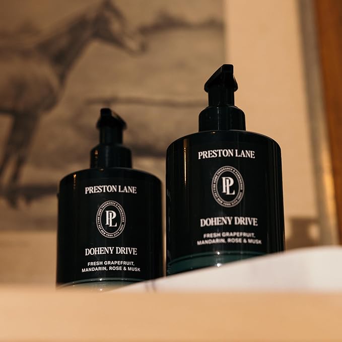 Preston Lane Hand Set, Scented Hand Wash & Cream Duo, Gently Cleanses, Hydrating & Nourishing