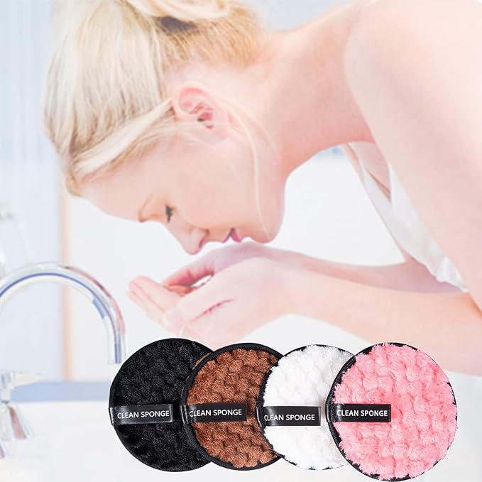 Reusable soft makeup remover pads
