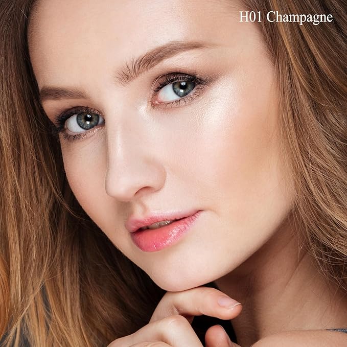 Dewy Highlighter Makeup, Highlighter Makeup Stick for Face Gold /0.53fl.Oz 15g