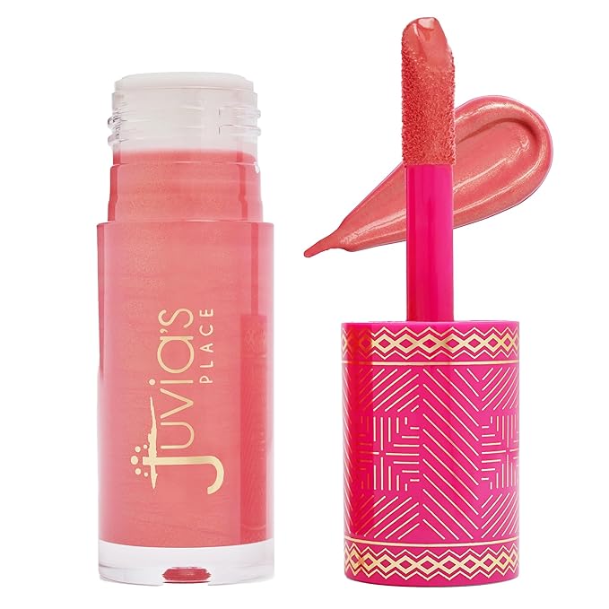 Juvia's Place Blushed Liquid BlushLighter Soft Tulip Glow - Liquid Blush for Cheeks with Luminous Glow, Long-Wearing, Buildable & Highly-Pigmented Makeup Blush, Easy to Blend Liquid Blush