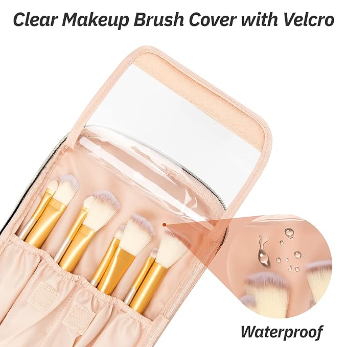 Ocheal striped makeup bag,travel makeup