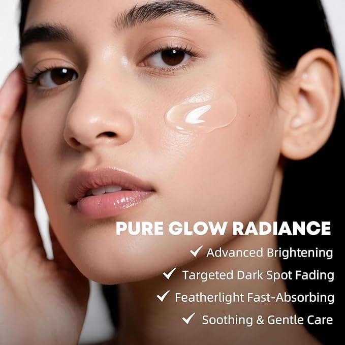 Vitamin C Serum for Face with Hyaluronic Acid & Vitamin E - Brightening Anti-Aging Serum to Help Improve Appearance of Dark Spots for Sensitive Skin, Hydrates Firms Lifts and Smooths Wrinkles