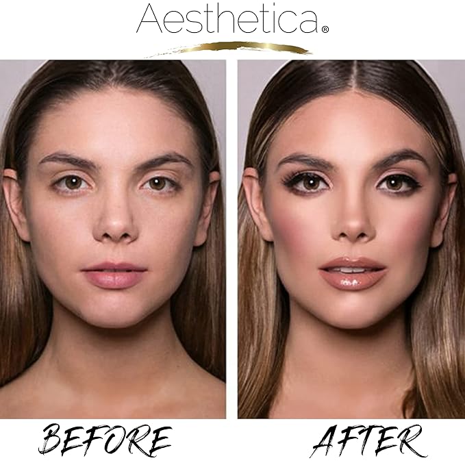 Aesthetica Cosmetics Contour and Highlighting Powder Foundation Palette/Contouring