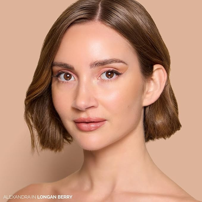 OFIR Elation Powder Blush – Buildable & Highly-Pigmented, Line-Blurring Formula for a Smooth Finish Long-lasting, Lightweight Blush Powder 0.13 oz (Longan Berry - Bronzed Nude Shade)