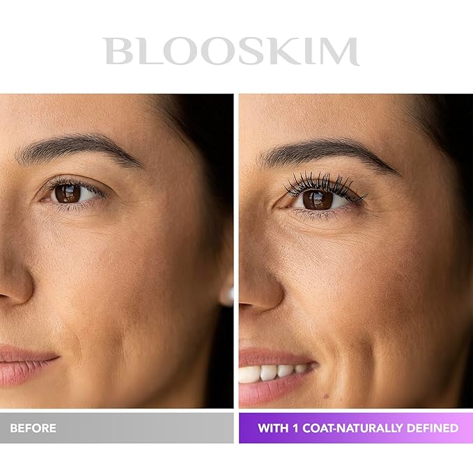 Mascara for Older Women 60 Plus: Hypoallergenic Black Prime Mascara for Sensitive Eyes, Non-Clumping Formula for Mature Women, 5.5g