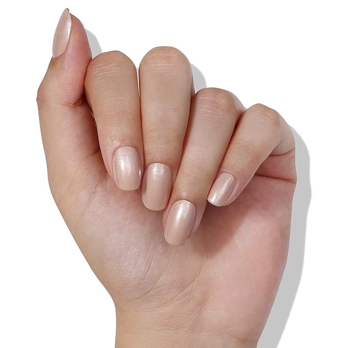 LONDONTOWN lakur Nail Polish - Chip-Resistant, Non-Toxic, Conditions & Hydrates Nails | Shimmery Shimmery Champagne, Pearl, .40 fl oz