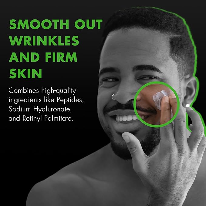 Tiege Hanley Anti Aging Face Serum for Men, Super Serum with Peptides, Retinyl Palmitate, and Sodium Hyaluronate to Firm Skin and Reduce Fine Lines, Men’s Skin Care, 0.5 Fl Oz