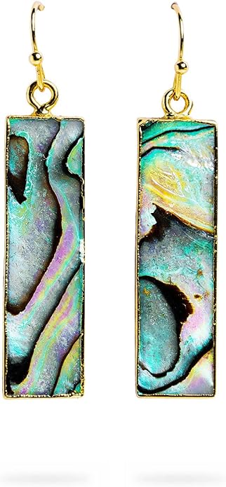 AYANA Healing Crystal Earrings for Women - Handmade Drop Earrings with Ethically Sourced Authentic Gemstones | Birthstone Jewelry for Women Trendy