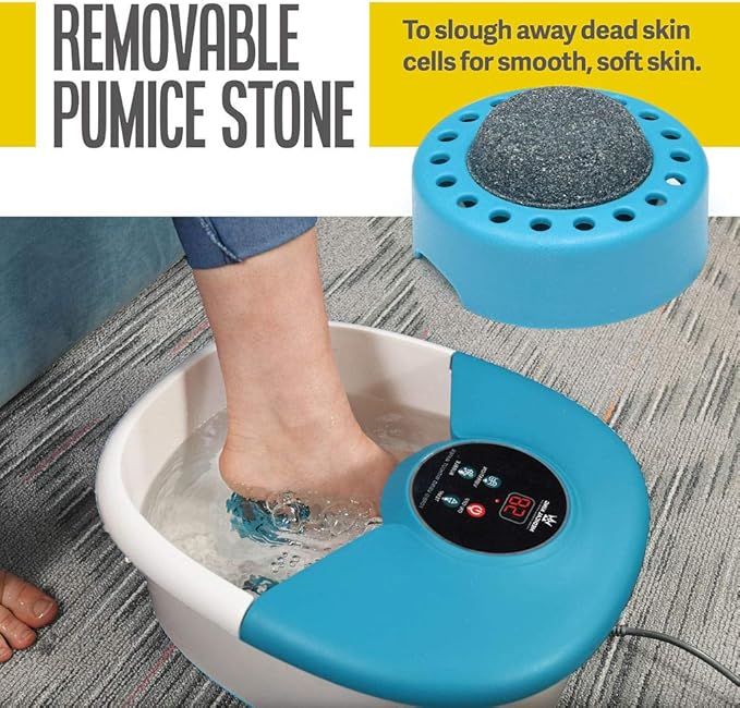 Foot spa massager with heat,