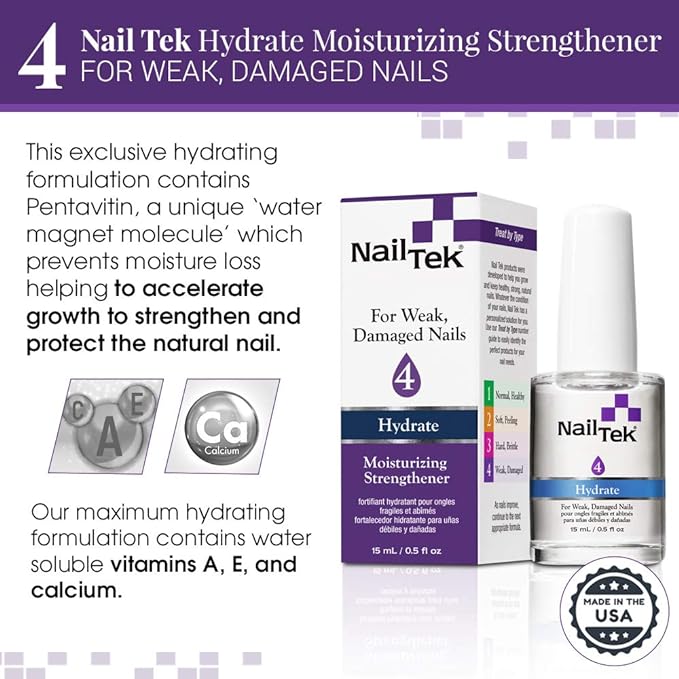 Nail Tek Hydrate 4, Moisturizing