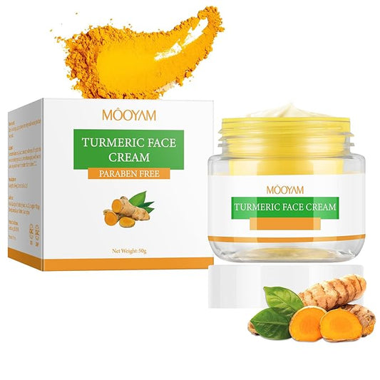 Moisturing Face Cream Skincare for Women,Day Night Turmeric Facial Cream for Face,Hydration Face Cream for All Skin Types (1.7 Oz)
