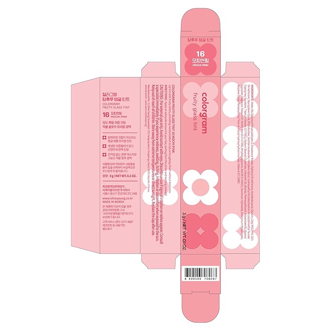 COLORGRAM Fruity Glass Tint 16 Mochi Pink