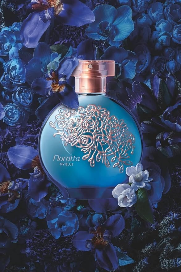 O Boticário Floratta My Blue Eau de Toilette, Long-Lasting, Woody Floriental Fragrance Perfume for Women, 2.5 Ounce