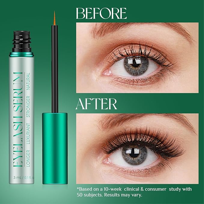 Lash Growth: Strengthen and thicken lashes with TUDPA's serum, 0.1 Fl. Oz (3 mL) (Green)