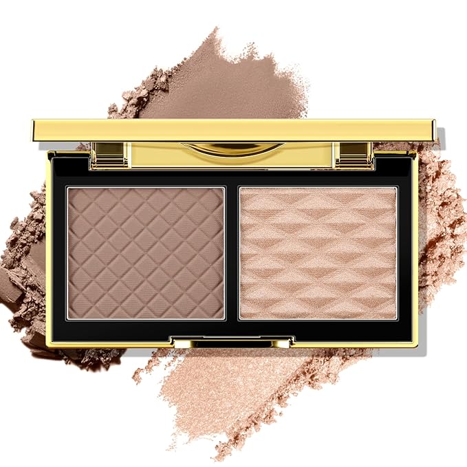Boobeen 2 in 1 Contour Makeup Palette Highlighter