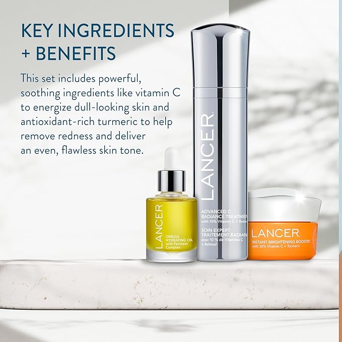 Lancer Skincare Bright & Radiant 3-Piece Glowing