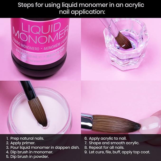 Mia Secret Professional Acrylic Nail Kit/Set For Beginner - Nail kit with everything - Kit de uñas acrilicas completo mia secret - Kit para uñas de acrilico completo