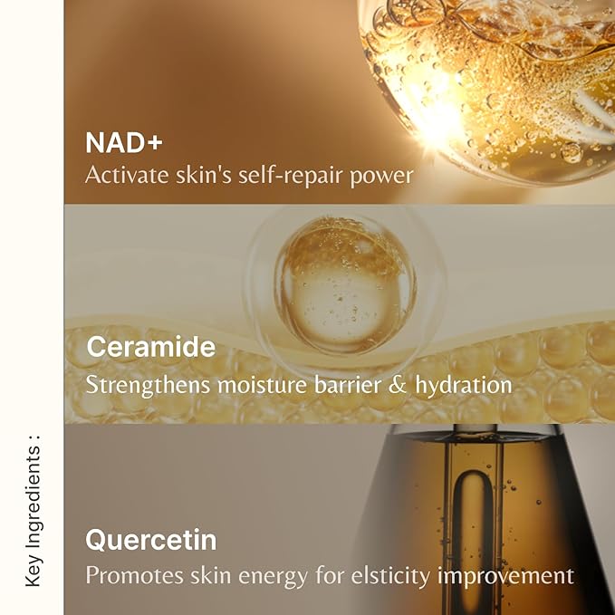 THE WHOO Bichup Ultimate Recovery Youth Serum | Intensive Anti-Aging Luxury Skincare with NAD+ & Ceramide for Wrinkles & Barrier Repair | Day & Night Firming Treatment