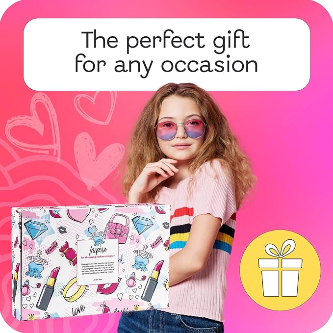 Inspire Teen Perfume Gift Set, Perfume for Kids, Girls 10-12, & Teenage, Teens Body Spray Mist, Girl Fashion Collection 3 Mannequin-Shaped Perfumes Bottles