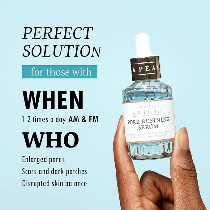 Pore Refining Serum | Pore Minimizing Serum for Face | Organic Face Moisturizer Pore Tightening Serum | Hydrating Face Serum Pore Minimizer Korean Skin Care Products (1.01 Fl. Oz)