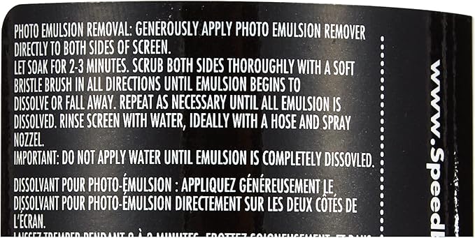 Speedball Diazo Photo Emulsion Remover, 8-Ounce