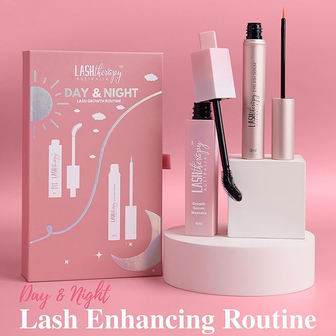 Lash Therapy Australia Day to Night Bundle Eyelash Growth Serum + Every Lash Growth Serum