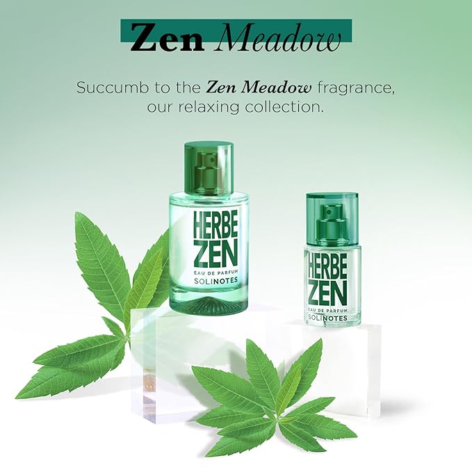 SOLINOTES Zen Meadow Perfume for Women - Eau De Parfum | Delicate Floral and Soothing Scent - Made in France - Vegan - 1.7 fl.oz