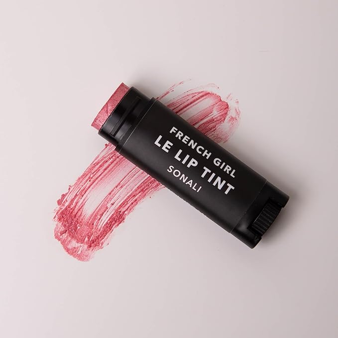 French Girl Le Lip Tint - Moisturizing & Hydrating Lip Balm for Sheer, Buildable Coverage & Shine, Clean Formula, Organic Ingredients, Vegan & Cruelty-Free